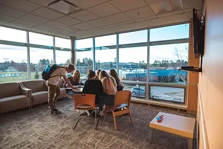 Hinman Hall Lobby: Thomas College Residence Halls